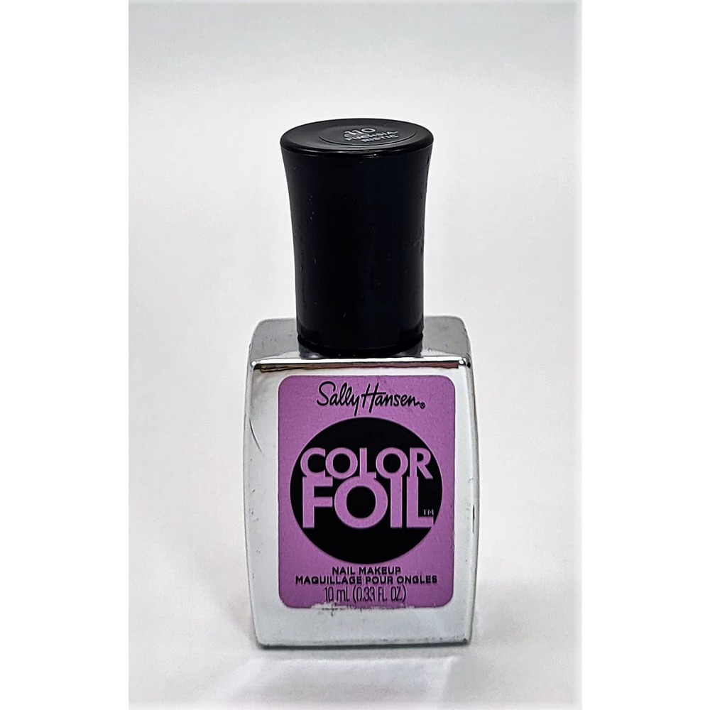 Sally Hansen Color Foil Fuchsiaristic Nail Makeup Prom Date Night .33 Fl Oz New